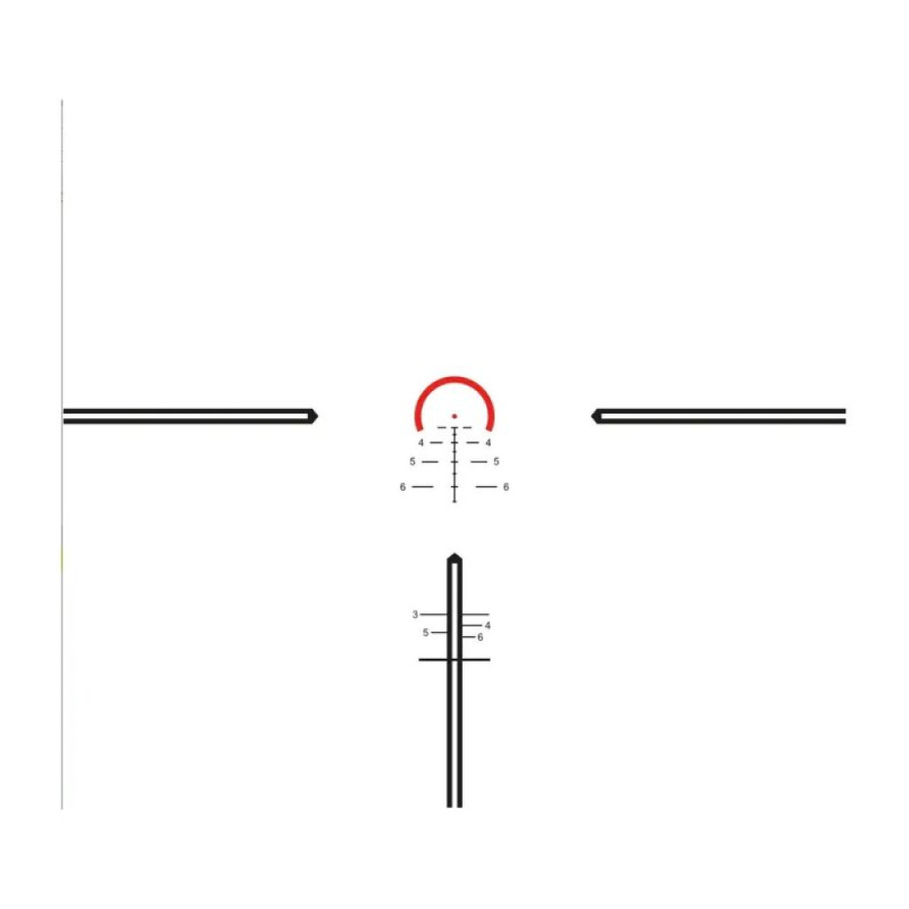 Оптический прицел Hawke Vantage 30 WA 1-8х24 сітка Tactical BDC - 5.56 з підсвічуванням (14402)