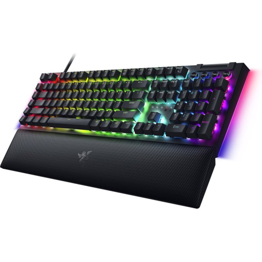 Клавиатура Razer BlackWidow V4 Green Switch USB RU Black (RZ03-04690100-R3M1)