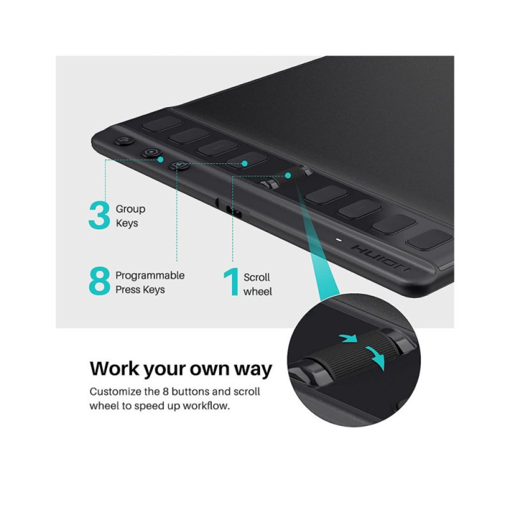 Графічний планшет Huion Inspiroy 2 S (H641P)