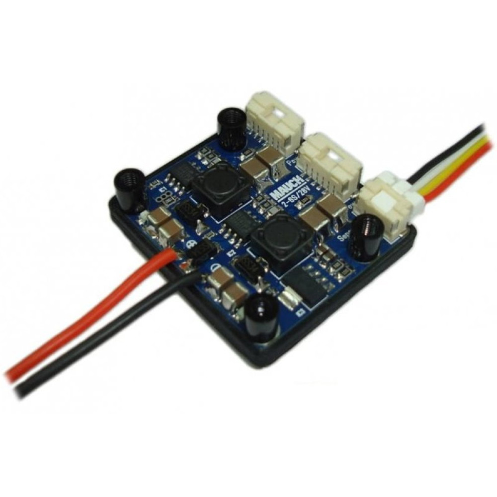 Регулятор питания MAUCH PL 2-6S BEC 2x (2x5.3 В) (MAUCH-016) Регулятор питания MAUCH PL 2-6S BEC 2x (2x5.3 В) (MAUCH-016)