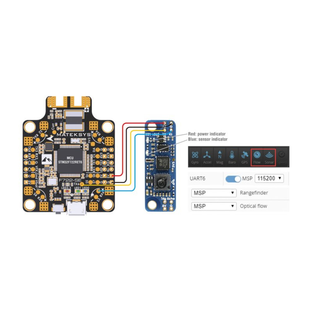 Модуль оптической стабилизации Matek 3901-L0X (MATEK-3901-L0X) Модуль оптической стабилизации Matek 3901-L0X (MATEK-3901-L0X)