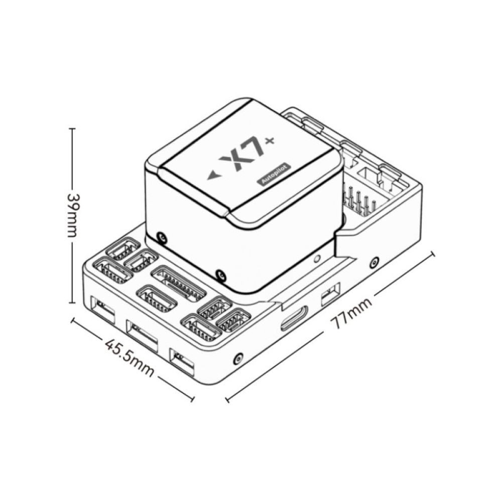 Полетный контроллер CUAV X7+ (CUV-X7+) Полетный контроллер CUAV X7+ (CUV-X7+)