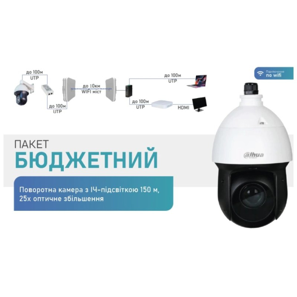 Комплект видеонаблюдения Dahua Warkit/Wi-Fi