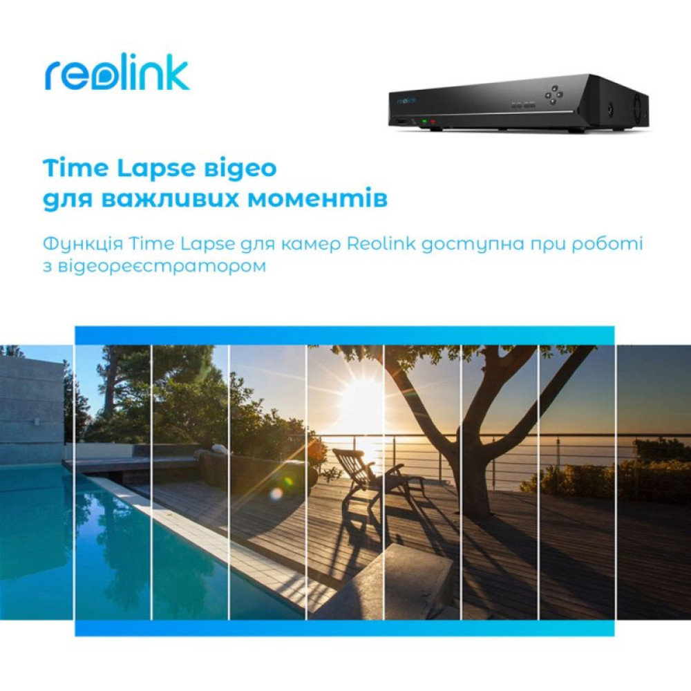 Комплект видеонаблюдения Reolink RLK8-410B4-5MP Комплект видеонаблюдения Reolink RLK8-410B4-5MP