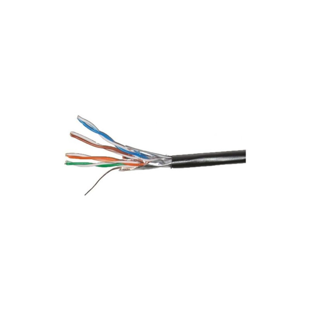 Кабель сетевой DCG FTP 305м, cat 5e, CCA, 4 pairs, 0.50mm, PE B, outside, black (159078) Кабель сетевой DCG FTP 305м, cat 5e, CCA, 4 pairs, 0.50mm, PE B, outside, black (159078)