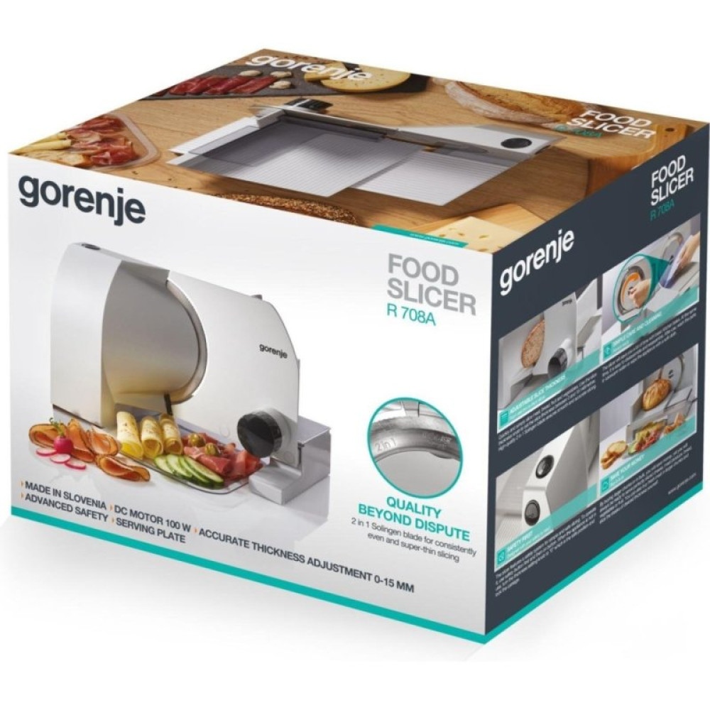 Ломтерезка Gorenje R708A Ломтерезка Gorenje R708A