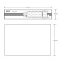 Комутатор мережевий TVT DIGITAL TD-B2208S1-PGU