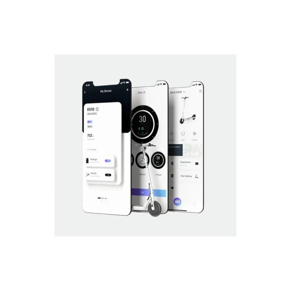 Електросамокат OKAI_ ES10-NEON Lite White (ES10-W)