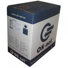 Кабель мережевий OK-Net FTP cat.5e patch 20 305м (F/UTP-cat.5Е-SL patch AWG26) (КГПВЭ-ВП (100) 4*2*0,48)