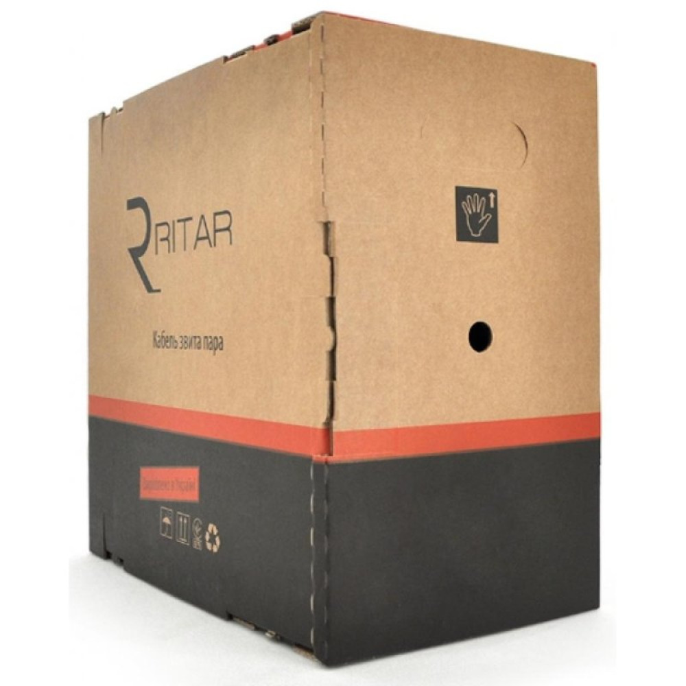 Кабель сетевой Ritar UTP 305м, cat 5e, CU, 4*2*0,51мм, ПВХ, outdoor (КПП-ВП (100) 4*2*0,51 / 10559) Кабель сетевой Ritar UTP 305м, cat 5e, CU, 4*2*0,51мм, ПВХ, outdoor (КПП-ВП (100) 4*2*0,51 / 10559)