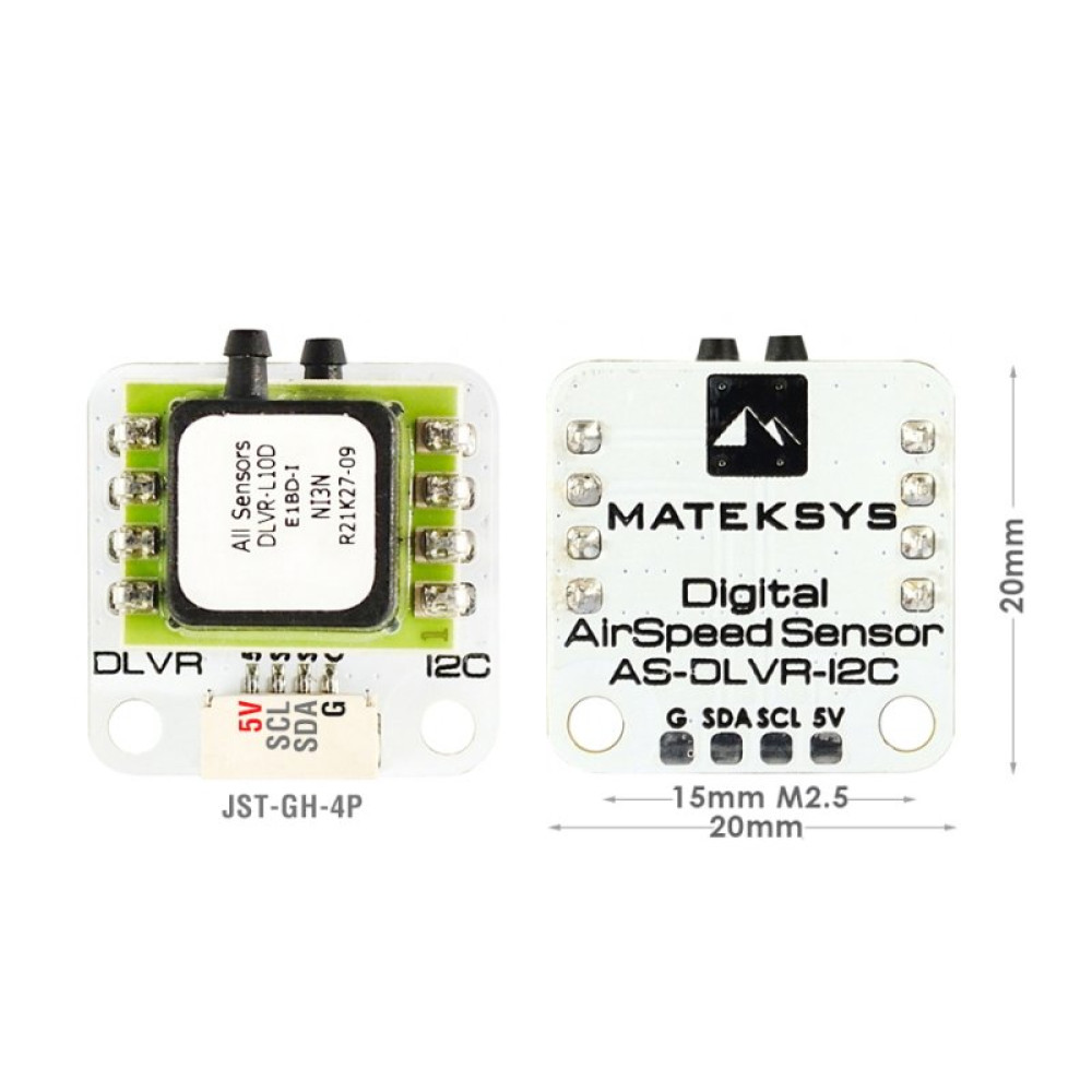 Датчик воздушной скорости Matek AS-DLVR-I2C (MATEK-AS-DLVR-I2C) Датчик воздушной скорости Matek AS-DLVR-I2C (MATEK-AS-DLVR-I2C)