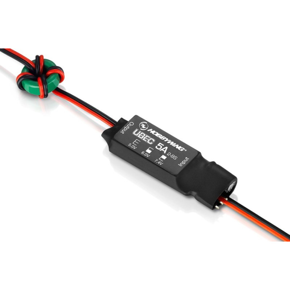Регулятор питания HOBBYWING UBEC 5A V2 AIR 2-8S (HW30607000) Регулятор питания HOBBYWING UBEC 5A V2 AIR 2-8S (HW30607000)