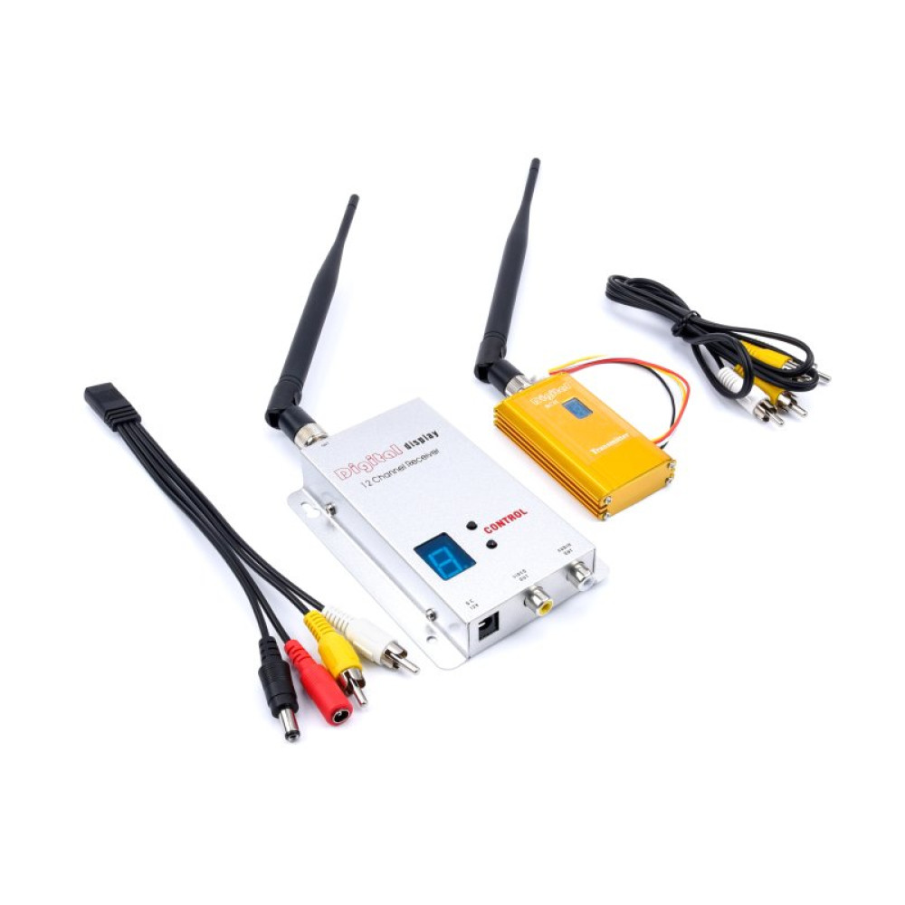 Комплект FPV TX+RX 1.2 ГГц 2W для передачи видеосигнала AV (RTS-VTX12-2W) Комплект FPV TX+RX 1.2 ГГц 2W для передачи видеосигнала AV (RTS-VTX12-2W)