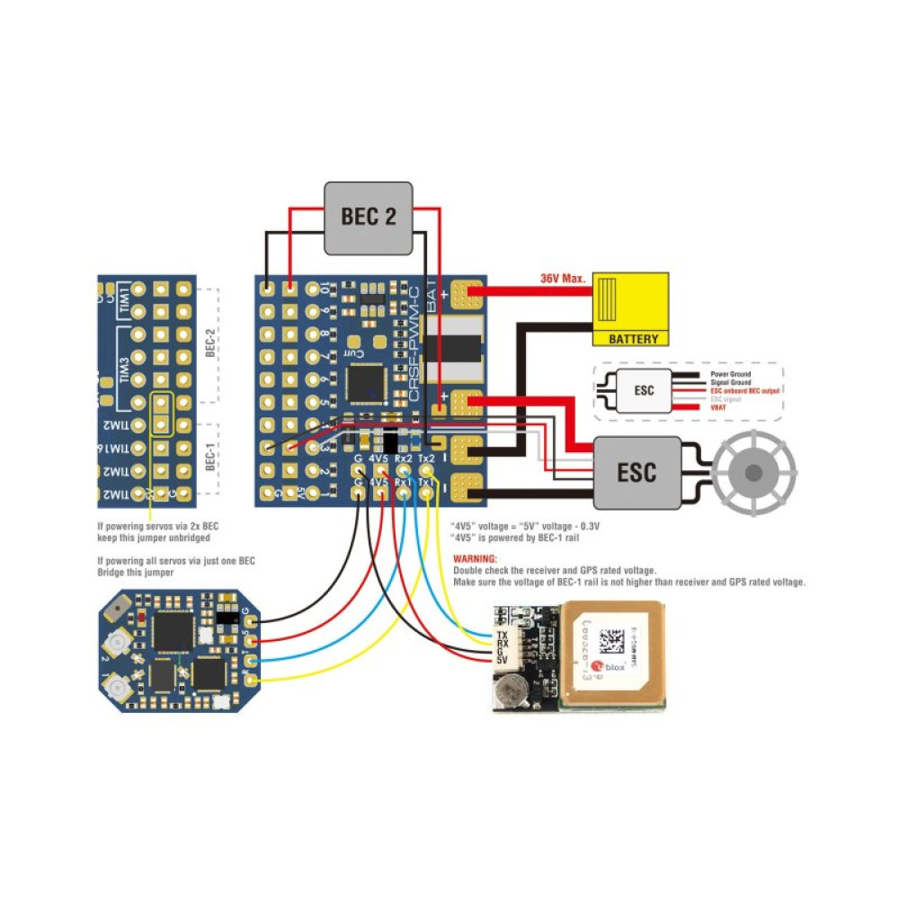 Конвертер радиоуправления Matek CRSF-PWM-C (MATEK-CRSF-PWM-C) Конвертер радиоуправления Matek CRSF-PWM-C (MATEK-CRSF-PWM-C)