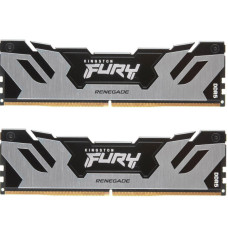 Модуль памяти для компьютера DDR5 32GB (2x16GB) 7200 MHz Renegade Black/Silver Kingston Fury (ex.HyperX) (KF572C38RSK2-32)