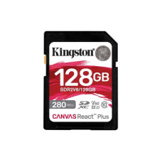 Карта пам'яті Kingston 128GB SDXC class 10 UHS-II U3 Canvas React Plus (SDR2V6/128GB)