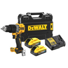 Шуруповерт DeWALT XR Li-Ion PowerStack 18 В, 2x5Ah, 90 Нм, 0-650/0-2000 об/мин, TSTAK (DCD805H2T)