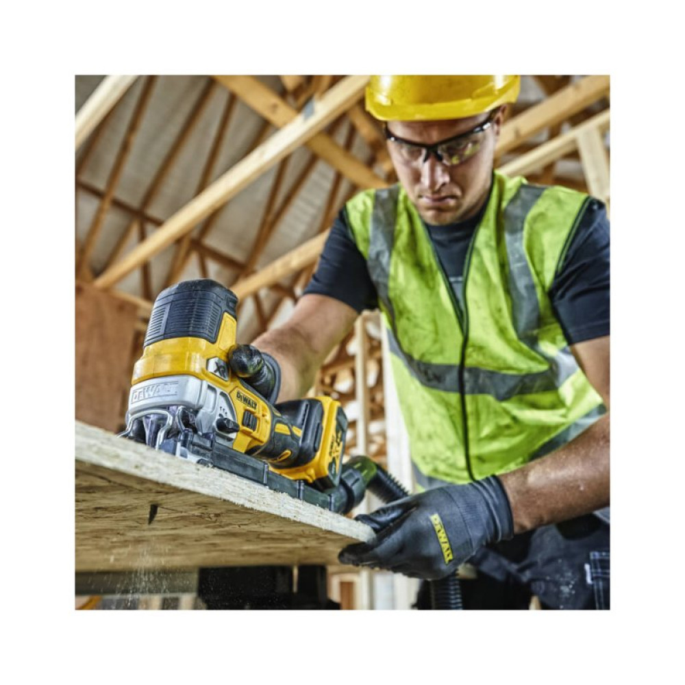 Електролобзик DeWALT 18В XR Li-lon, 1000 - 3200 ход/хв, TSTAK (без АКБ та ЗП) (DCS335NT)