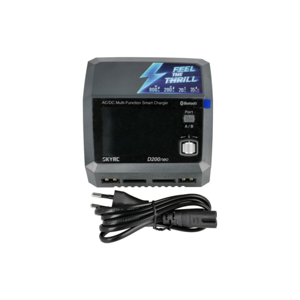 Зарядное устройство универсальное дуо SkyRC D200neo 200W/800W с блоком питания (SK-100196) (SK-100196)