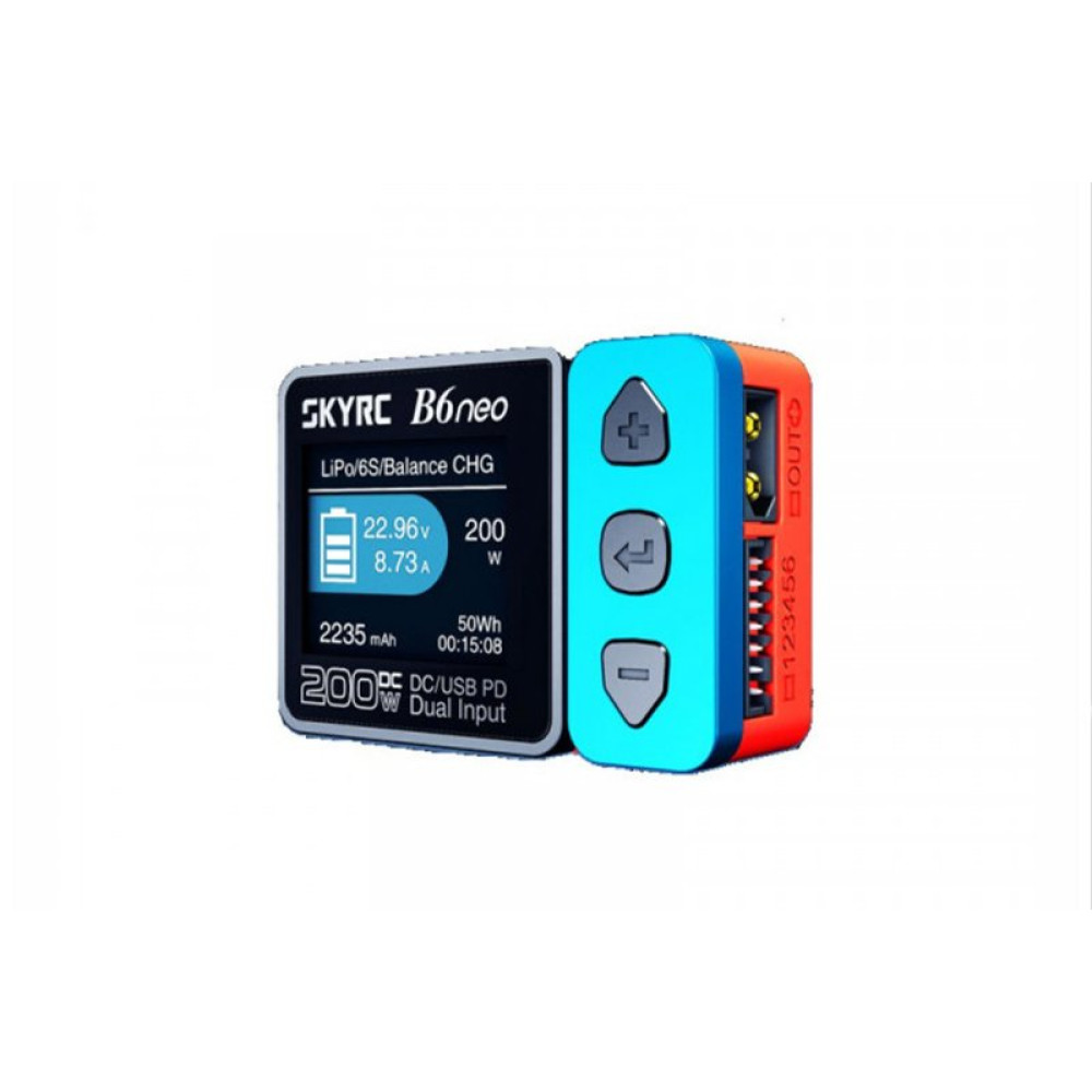 Зарядное устройство универсальное SkyRC B6neo 80W/200W без блока питания (SK-100198) (SK-100198)