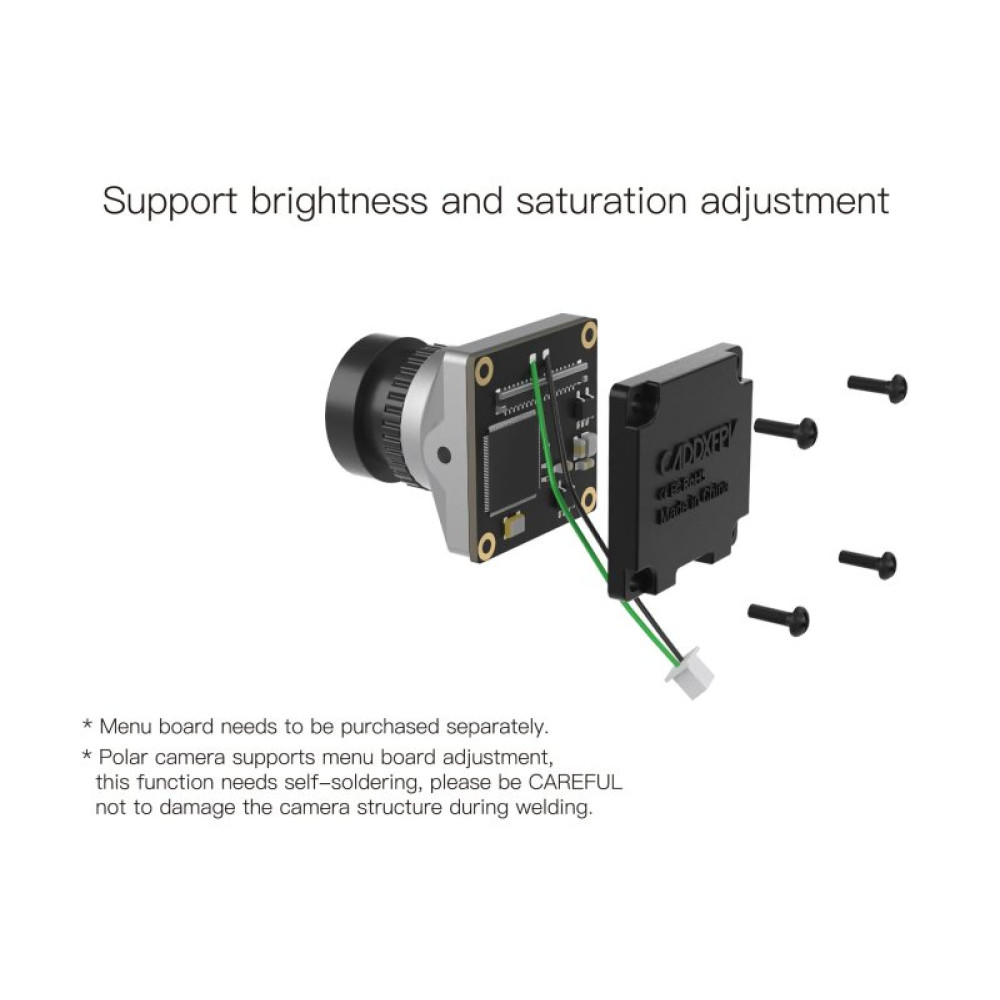 Камера FPV Caddx Polar Micro цифровая (серый) (CDX-SZ07-0000S) Камера FPV Caddx Polar Micro цифровая (серый) (CDX-SZ07-0000S)