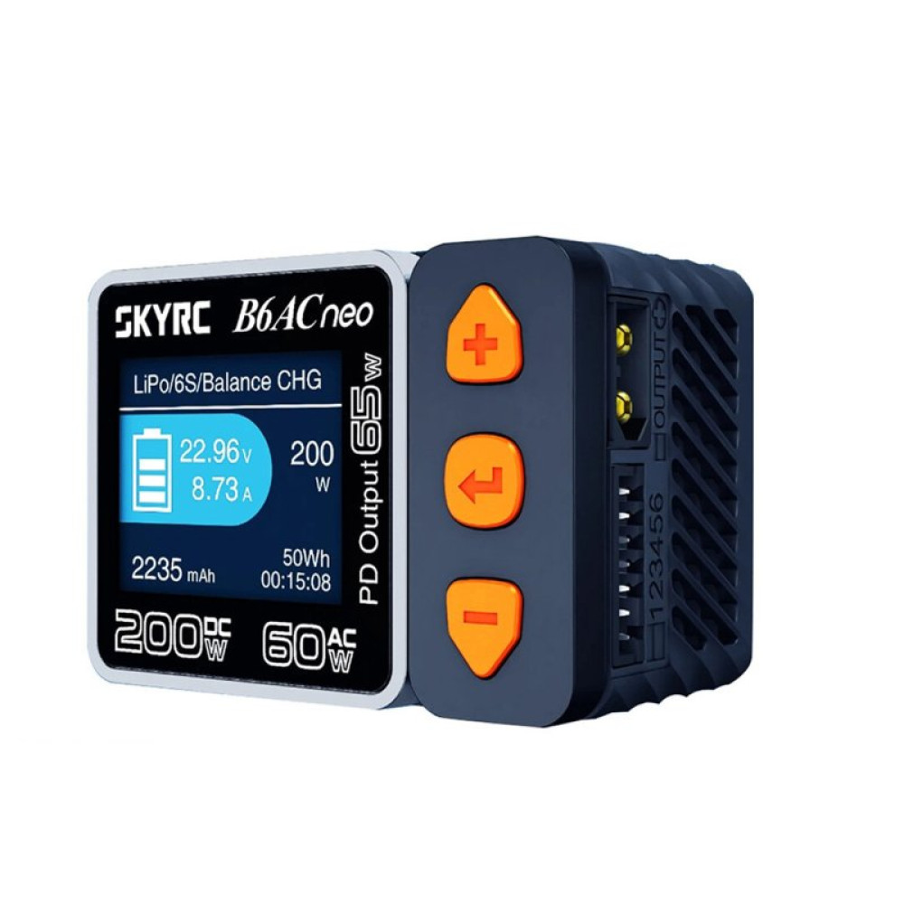 Зарядное устройство SkyRC B6ACneo 60W/200W с/БП универсальное (SK-100200) (SK-100200)