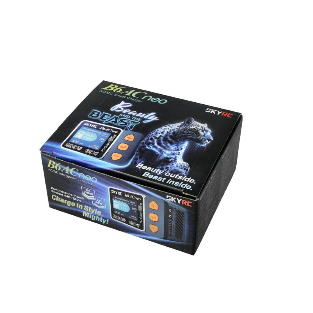 Зарядное устройство SkyRC B6ACneo 60W/200W с/БП универсальное (SK-100200) (SK-100200)