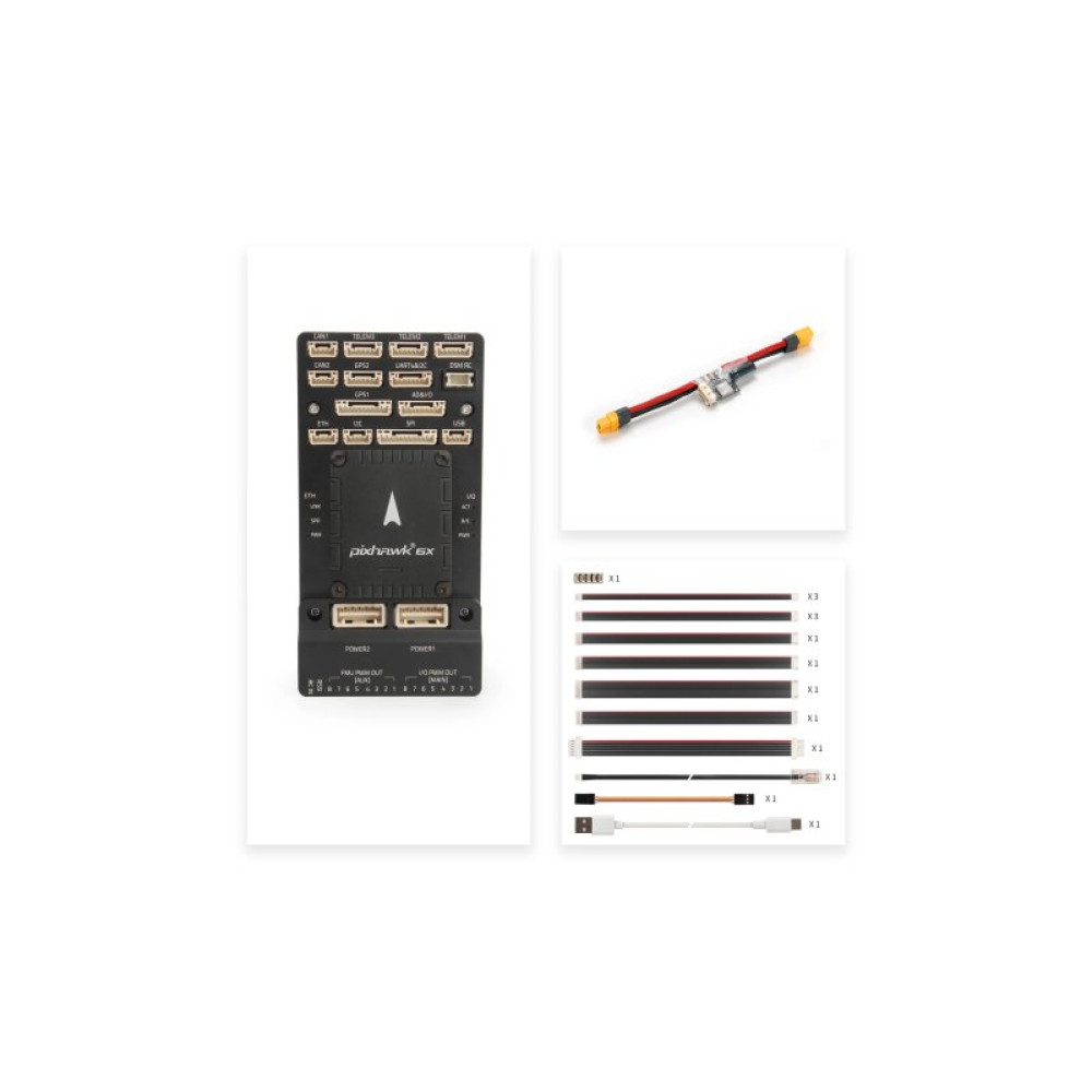 Політний контролер Holybro Pixhawk 6X + модуль живлення PM02D-HV (HBRO20292)