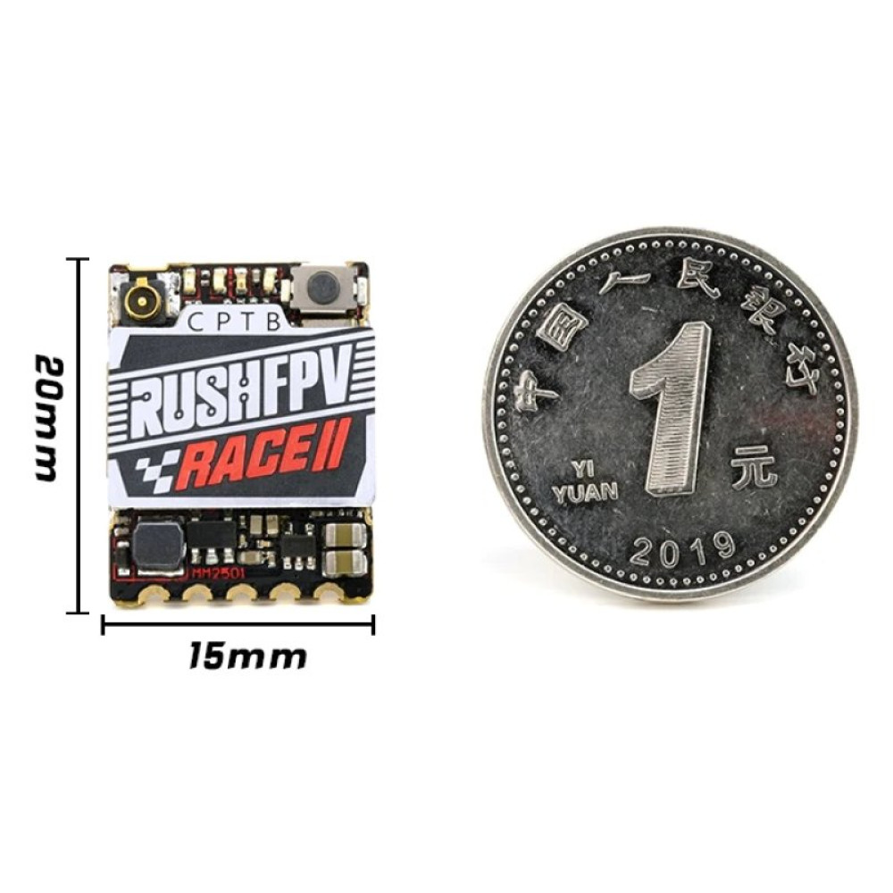 Видеопередатчик RushFPV RUSH RACE II 5.8GHz 400mW (RUSH-DA16)