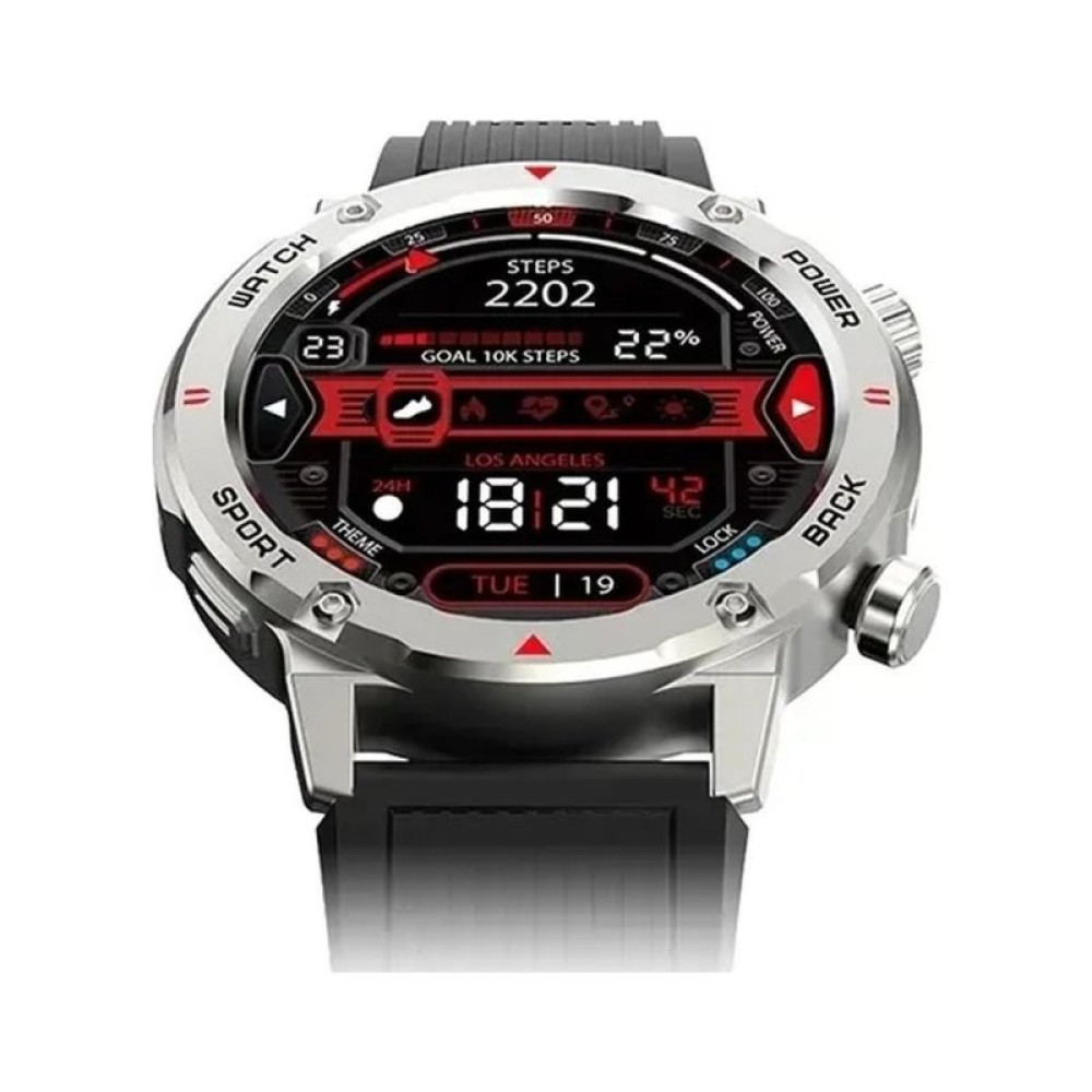 Смарт-годинник iMiki D2 Silver Silicone Strap