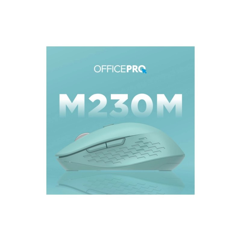 Мышка OfficePro M230M Silent Click Wireless/Bluetooth Mint (M230M)