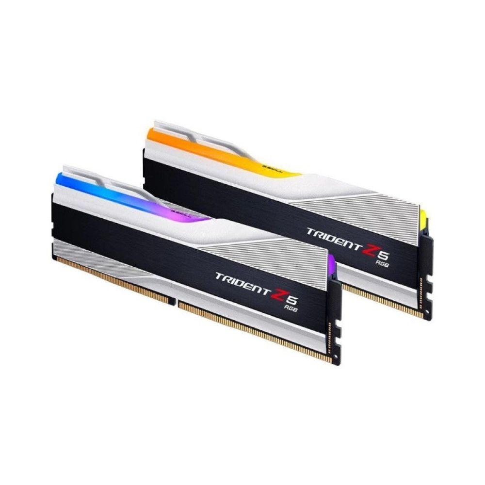Модуль пам'яті для комп'ютера DDR5 32GB (2x16GB) 6000 MHz Trident Z5 RGB White G.Skill (F5-6000J3238F16GX2-TZ5RW)