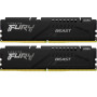 Модуль пам'яті для комп'ютера DDR5 16GB (2x8GB) 6000 MHz Beast Black EXPO Kingston Fury (ex.HyperX) (KF560C30BBEK2-16)