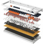 Клавиатура GamePro MK180B Hot-Swap Red Swich RGB USB UA Black (MK180B)