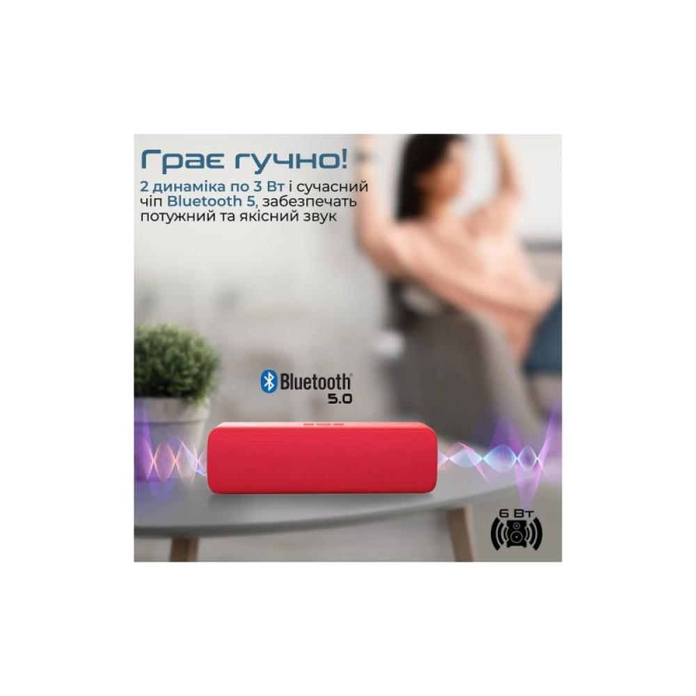 Акустическая система Promate Capsule-2 Red (capsule-2.red)