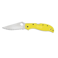 Ніж Spyderco Stretch 2 XL H-2 Serrated Yellow FRN (C258SYL)