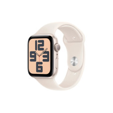 Смарт-часы Apple Watch SE 2024 GPS 44mm Starlight Aluminium Case with Starlight Sport Band - S/M (MXEU3QH/A)