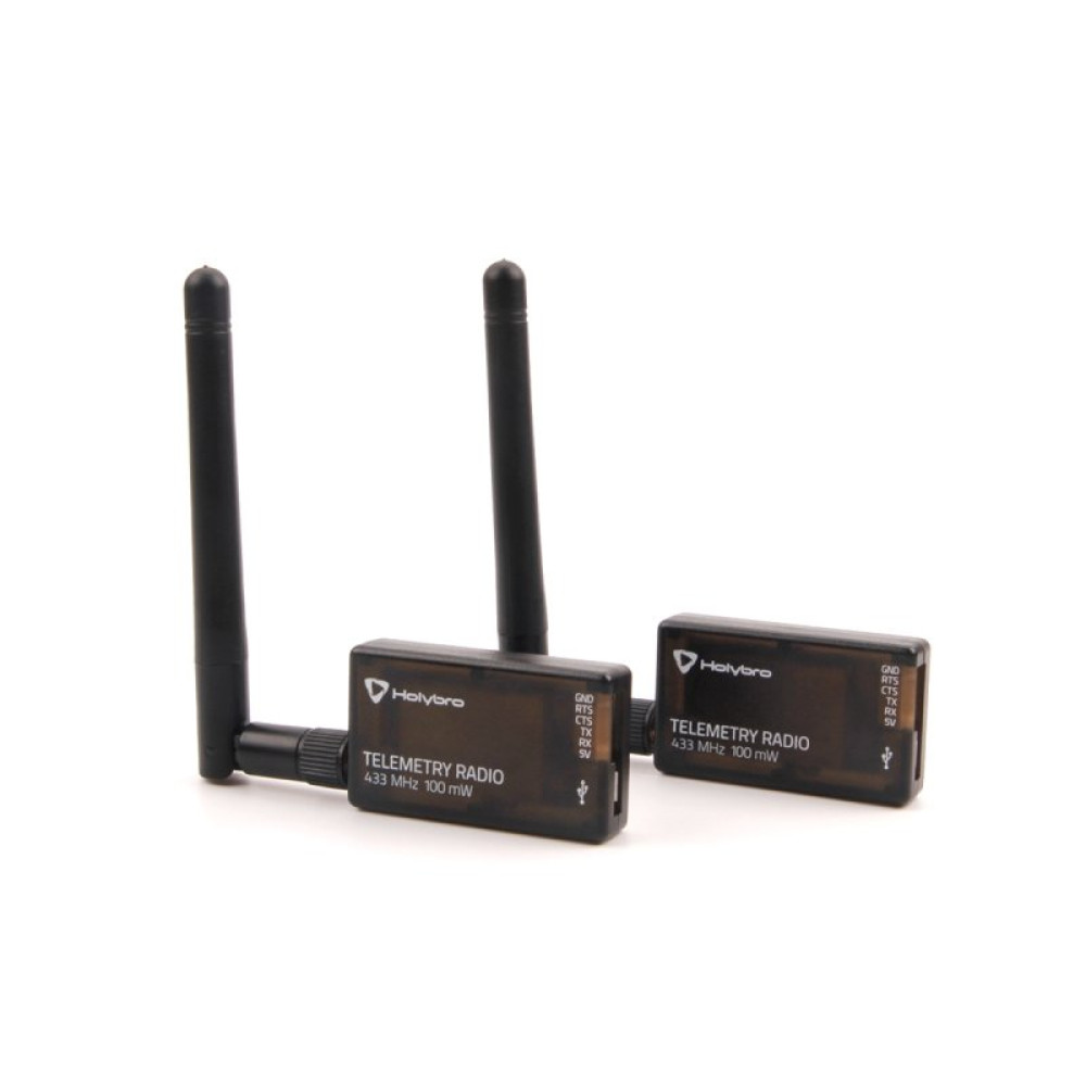 Модемы 2шт Holybro SiK V3 433MHz 100mW для телеметрии (HBRO17012)