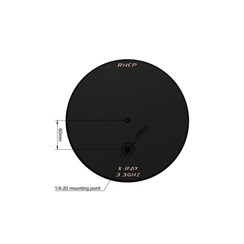 Антенна 3.3GHz TrueRC X-RAY 3.3 (RHCP) (TRC0608597256178) Антенна 3.3GHz TrueRC X-RAY 3.3 (RHCP) (TRC0608597256178)