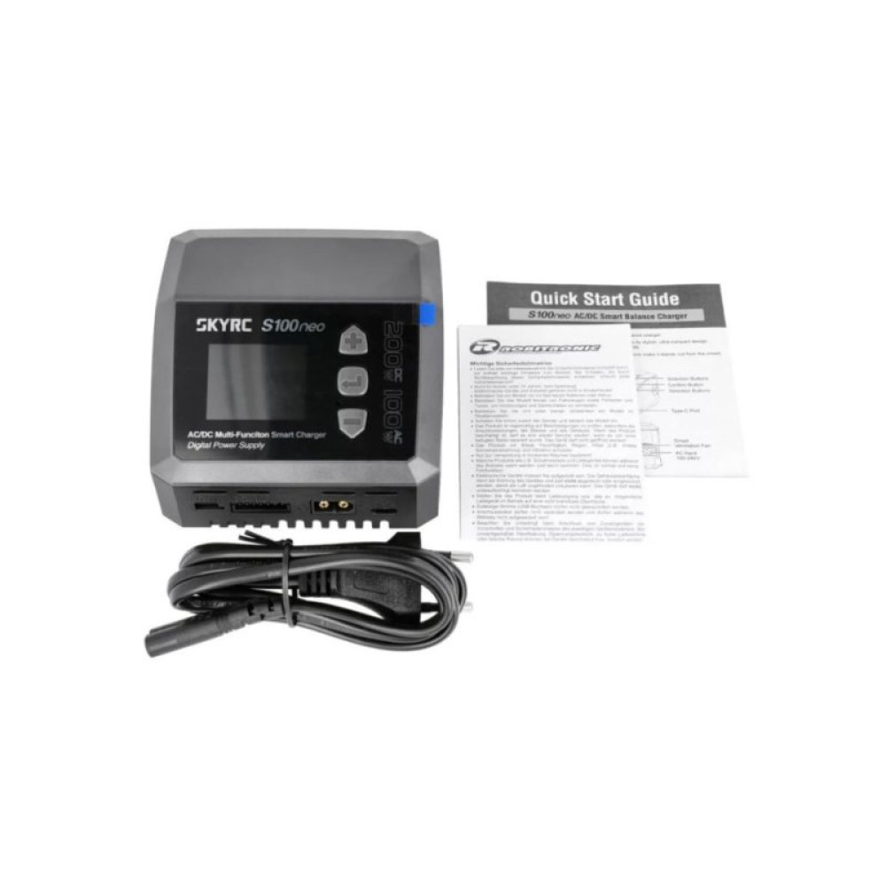 Зарядное устройство для дрона SkyRc S100 Neo LiPo 1-6s 200W AC/DC 200W (S100neo)