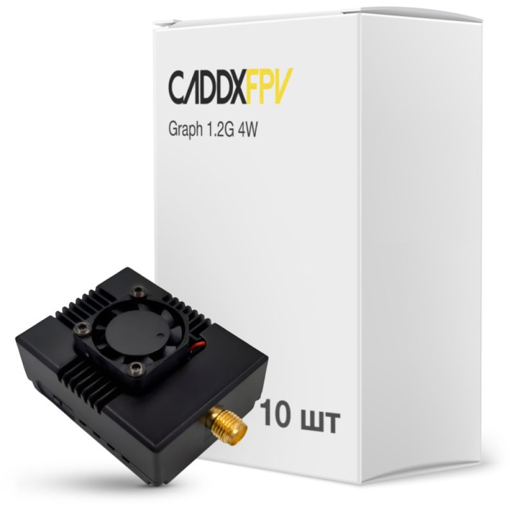 Видеоприемник (VRX) CADDXFPV Graph 1.2G 4W упаковка 10шт (C0PJ-TC006BOX)