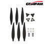 Пропеллер для дрона Gemfan F1510 Folding 3 Blade Glass Fiber Nylon - Black 1CW + 1CCW (PMGNF1510-3A2)