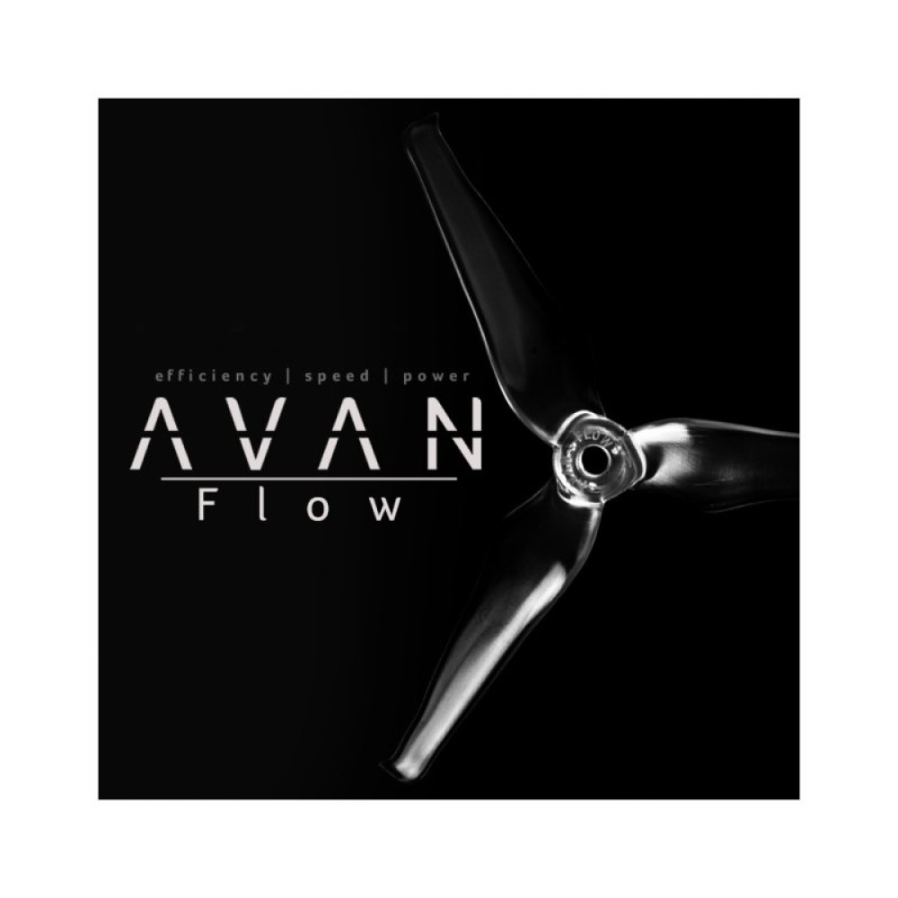 Пропелер для дрона Emax Avan Flow 5x4.3x3 2CW+2CCW Transparent (0106001081)