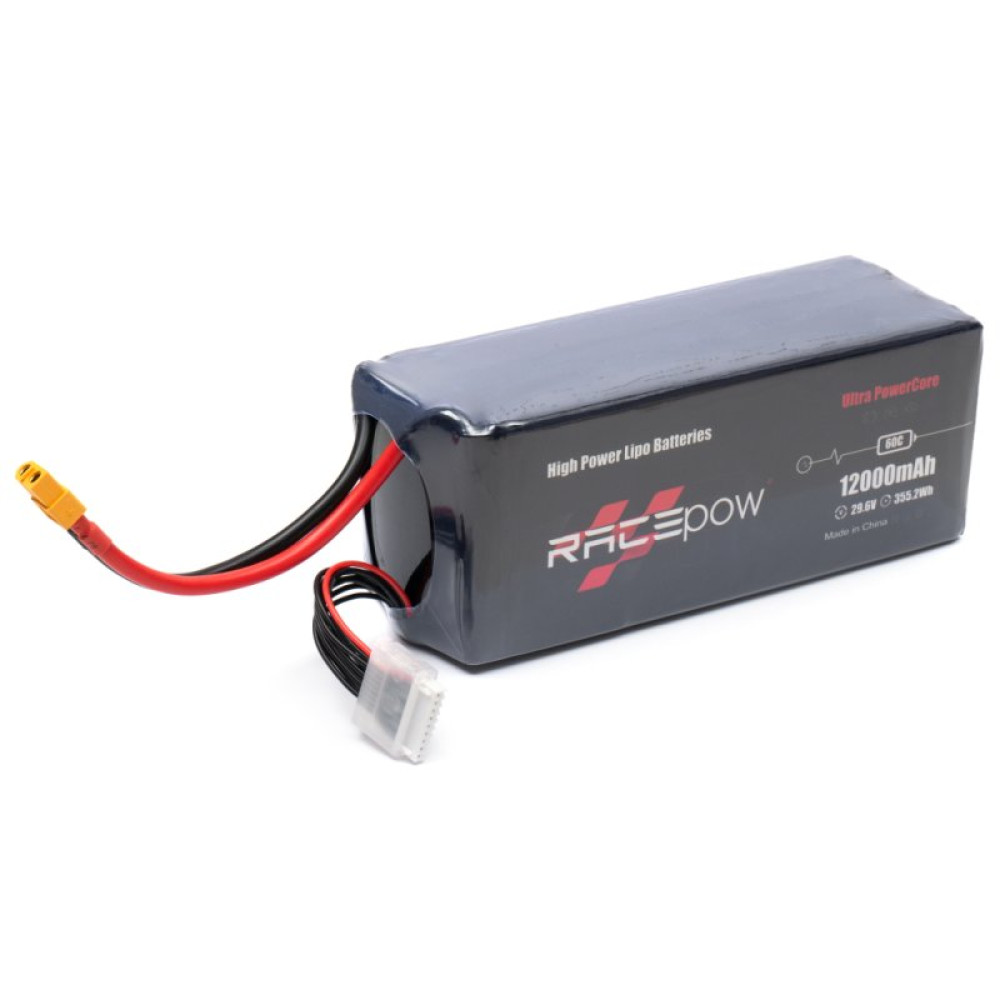 Аккумуляторный блок RacePow 12000mAh 8S 60C (12000mAh-8S-60C)