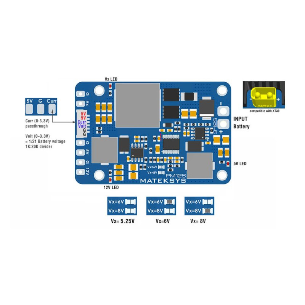 Модуль питания MATEK PM12S-3 (PM12S3)
