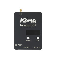 Видеоприемник (VRX) KaraFPV Teleport67 6.1G-7.2G (RX6704)
