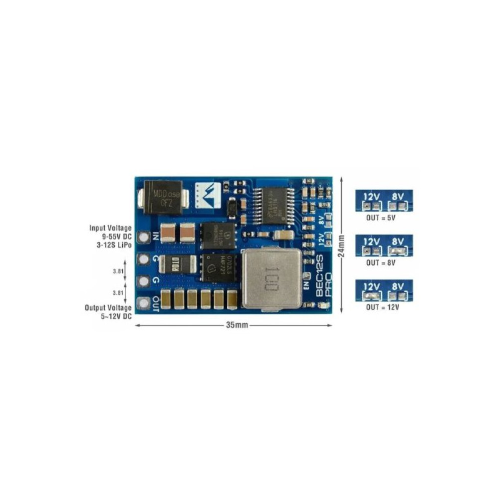 Модуль питания MATEK BEC12S-PRO (BEC12SP)
