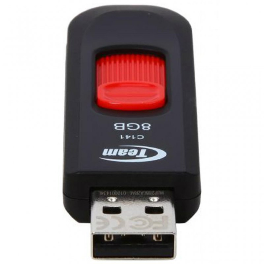 USB флеш накопичувач Team 8GB C141 Red USB 2.0 (TC1418GR01)