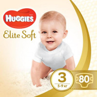 Подгузник Huggies Elite Soft 3 Mega (5-9 кг ) 80 шт (5029053545295)