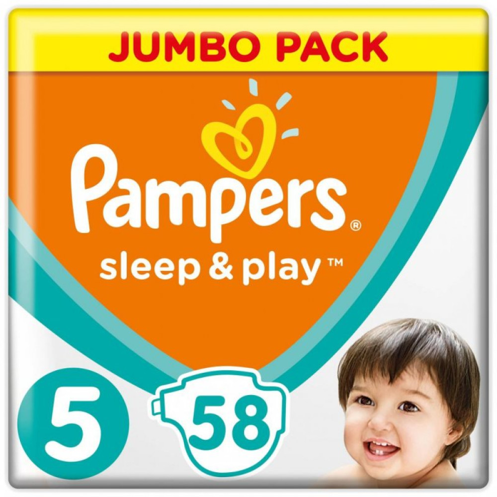 Подгузник Pampers Sleep & Play Junior Размер 5 (11-16 кг), 58 шт (4015400203582) Подгузник Pampers Sleep & Play Junior Размер 5 (11-16 кг), 58 шт (4015400203582)